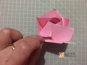玫瑰花折纸步骤视频,轻松掌握浪漫花艺技巧